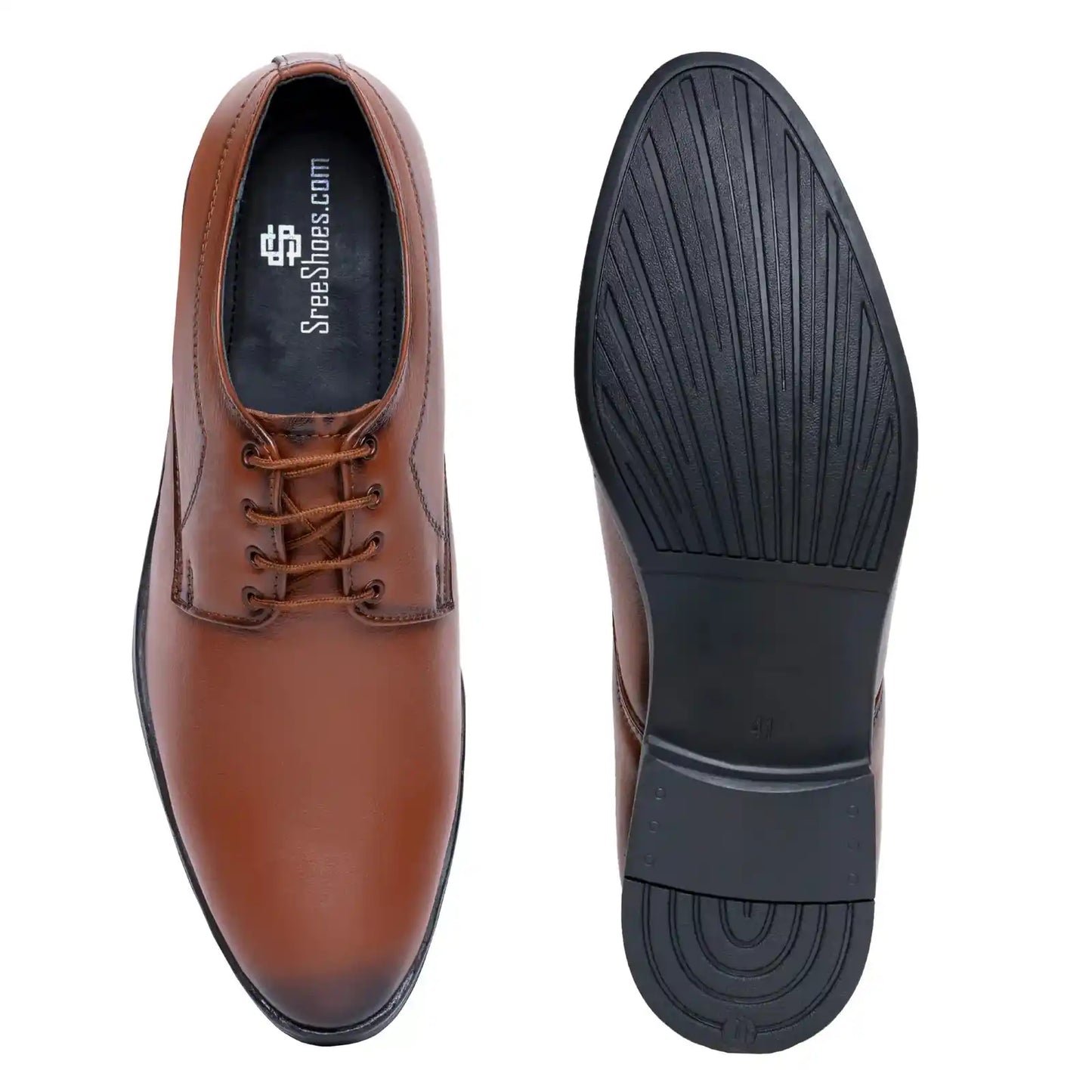 Lace Up Men Pure Leather Shoes