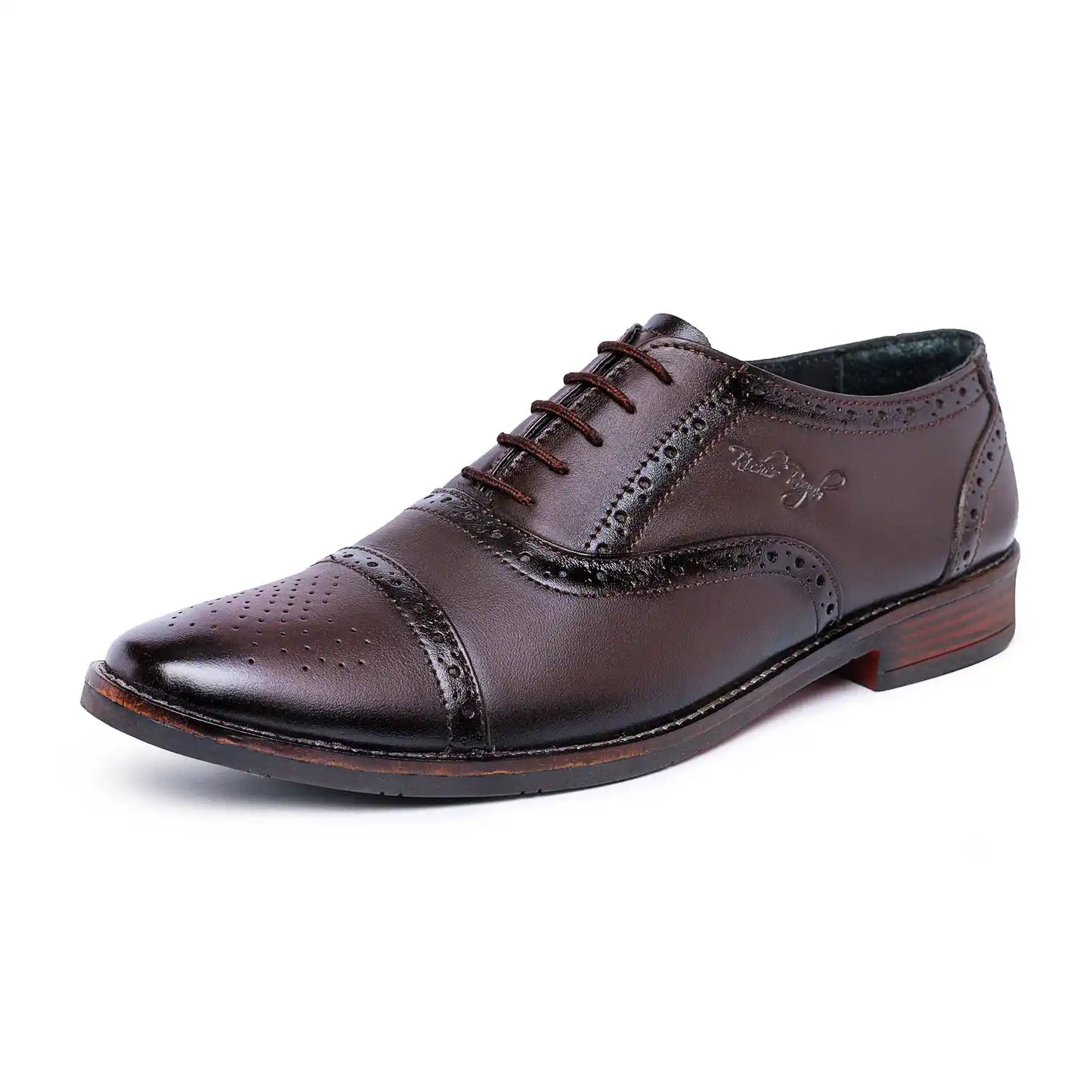 Oxford Brogues Pure Leather Shoes for Men