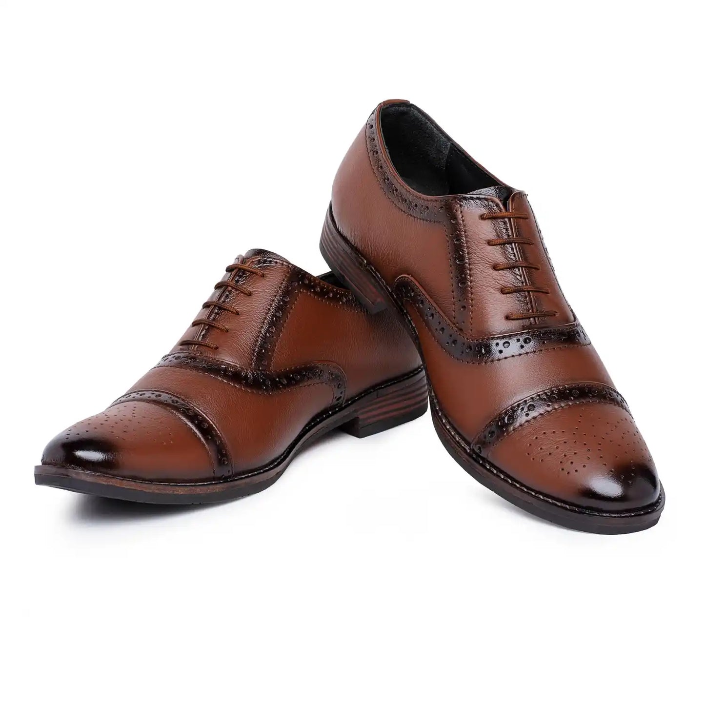 Oxford Brogues Pure Leather Shoes for Men