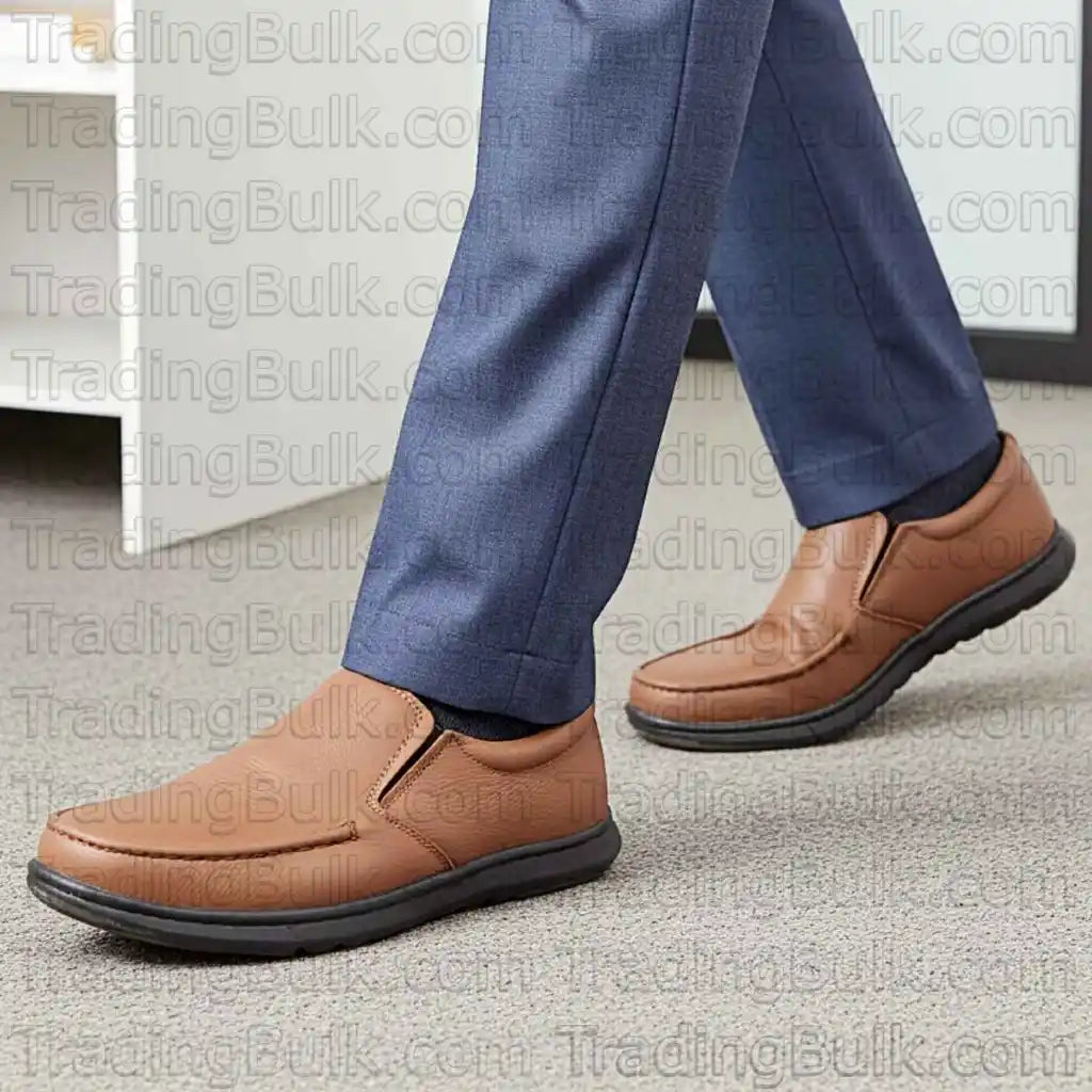 Pure Leather Loafers for Men Dailywear Comfort Slip On Shoes