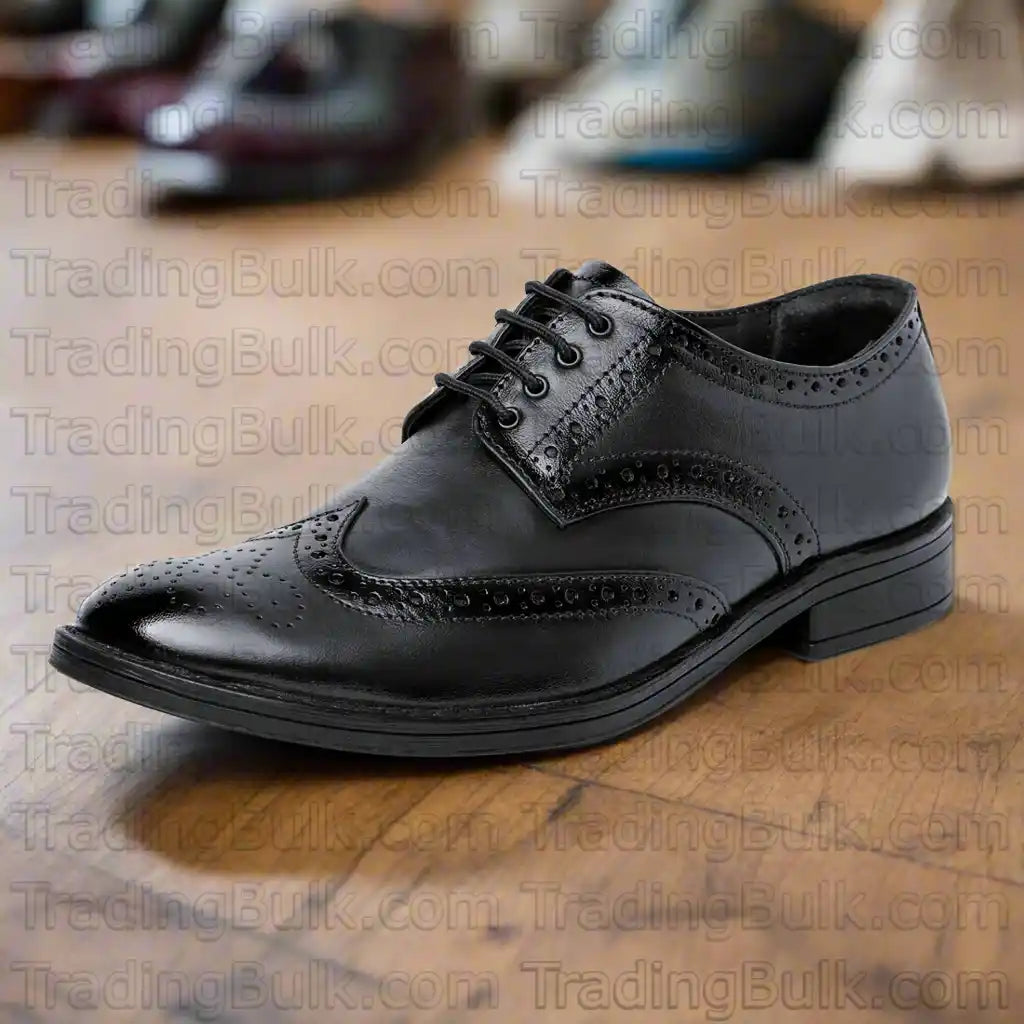Formal Brogue Pure Leather Shoes For Men