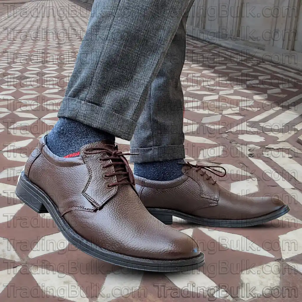 Lace Up Pure Leather Shoes For Men