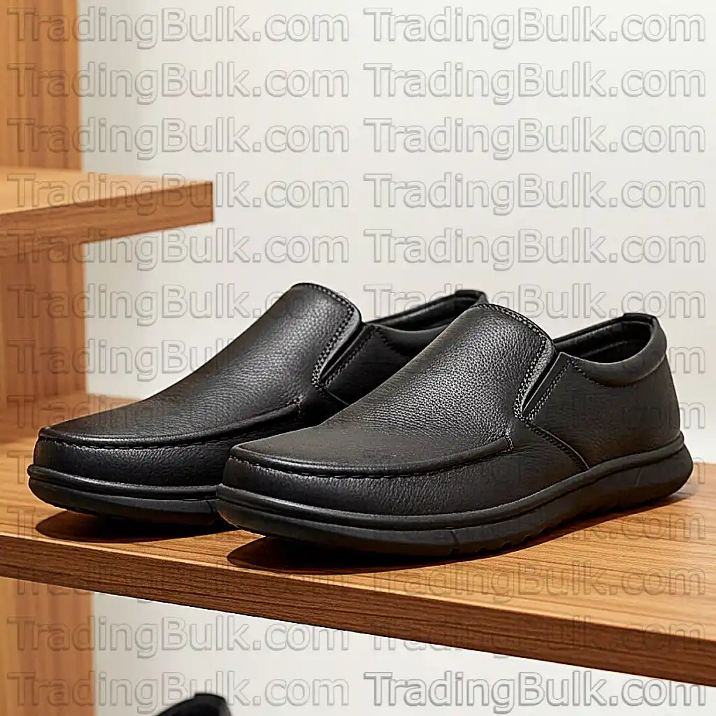 Formal Loafers for Men Pure Leather Comfort Slip On Shoes