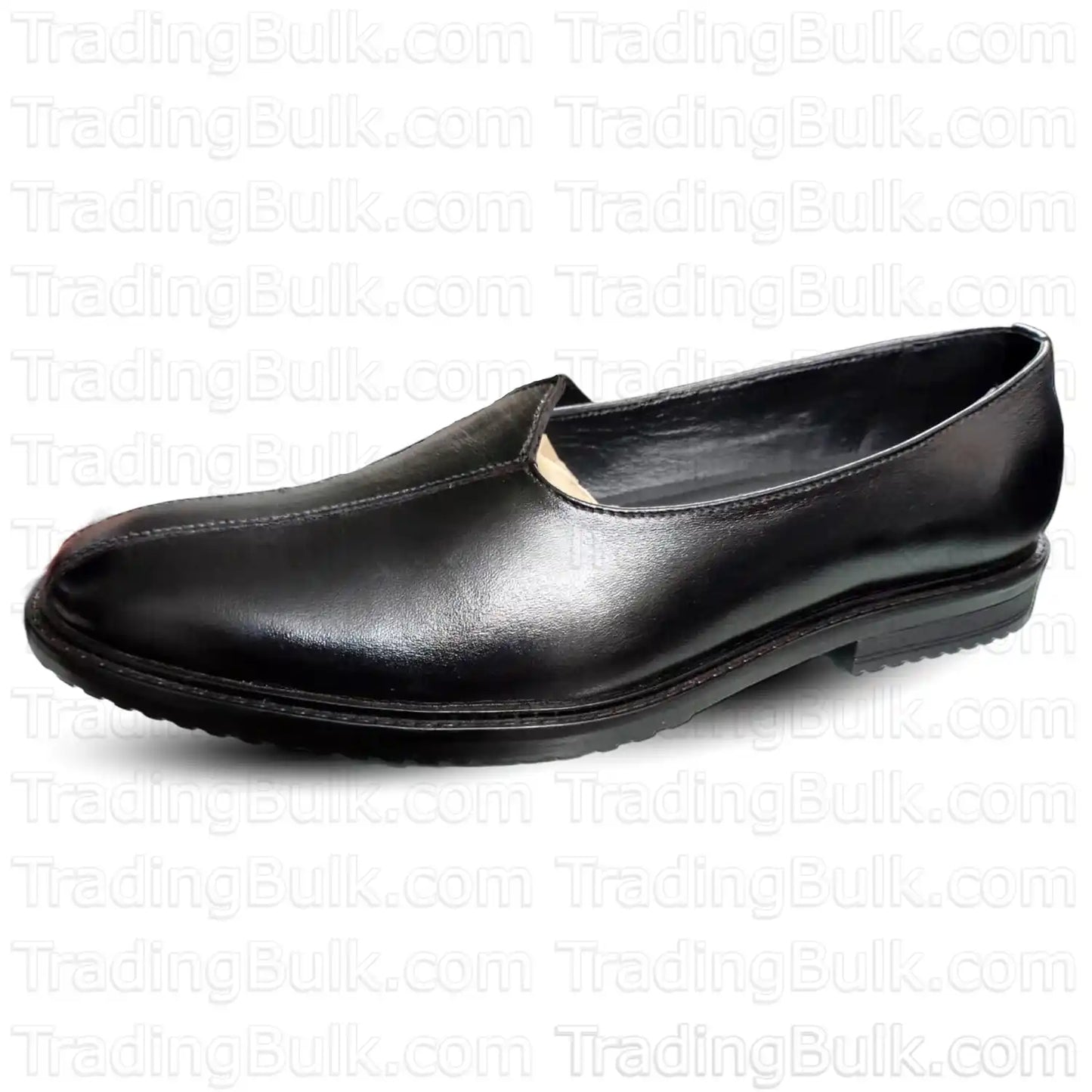 Pure Leather Jutis for men Black Nagra Formal