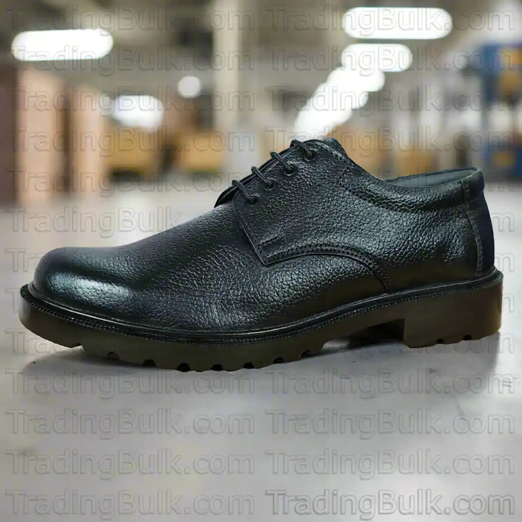 Derby Safety Shoes Pure Leather Industrial Safety Lace Up