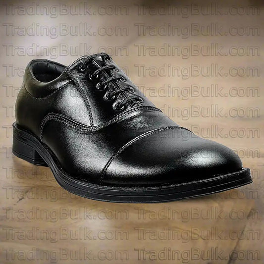 Lace Up Pure Leather Oxford Dress Shoes