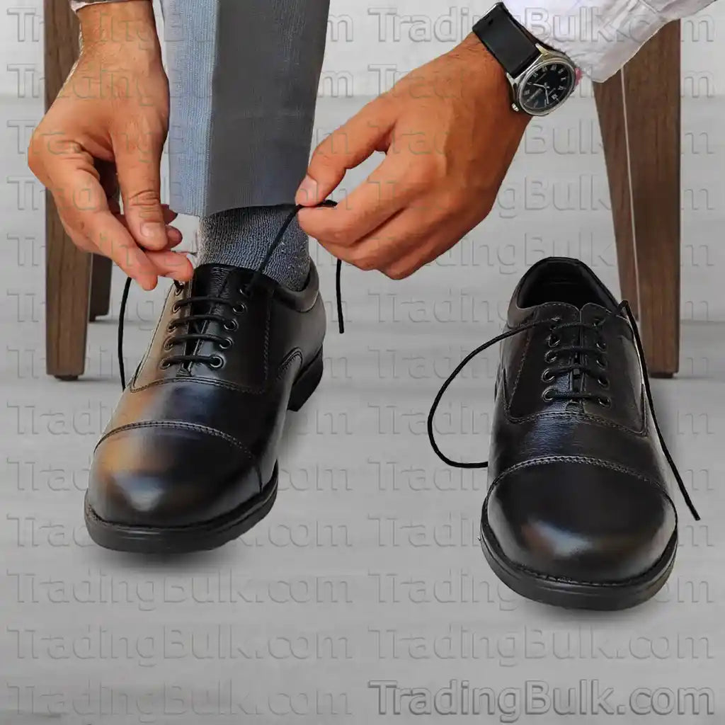 Oxford Safety Shoes Pure Leather Formal Industrial Uniform Shoes