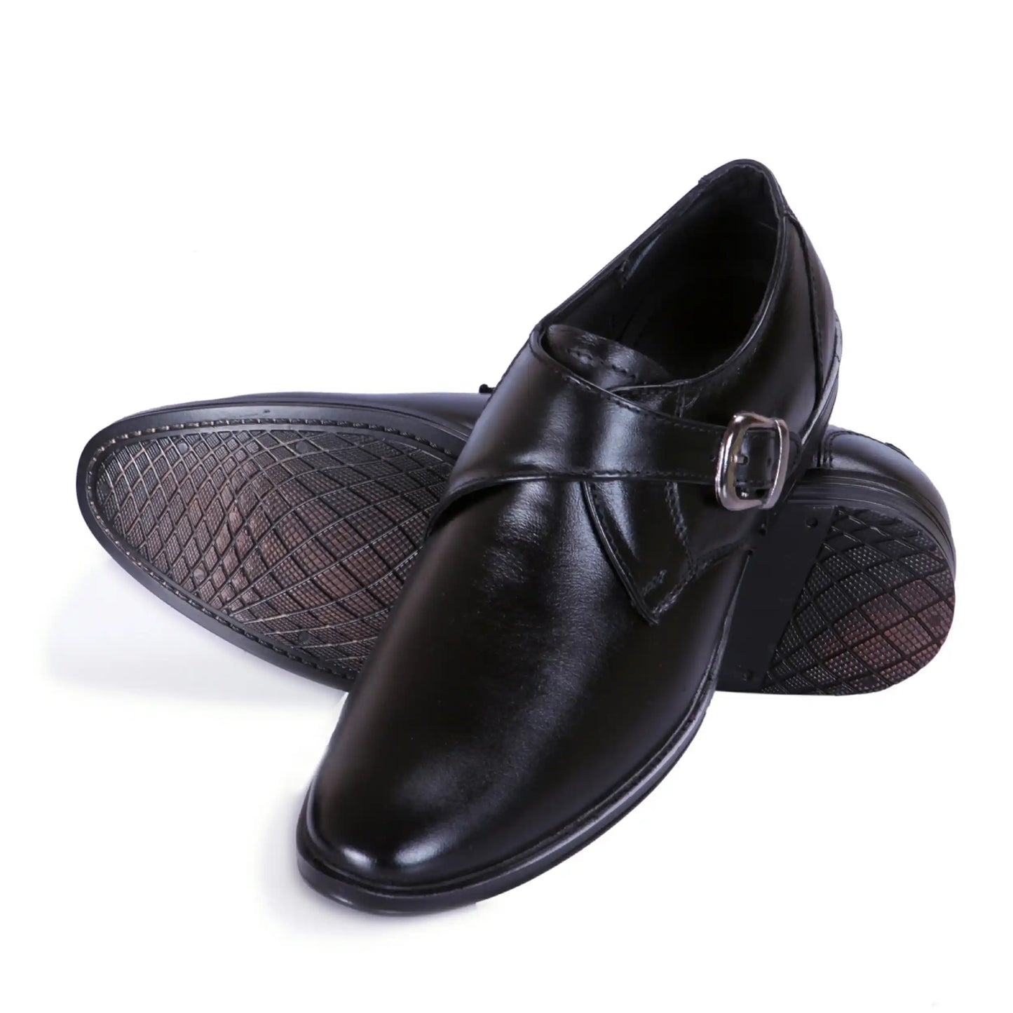 Monk Strap Pure Leather Slip On Shoe