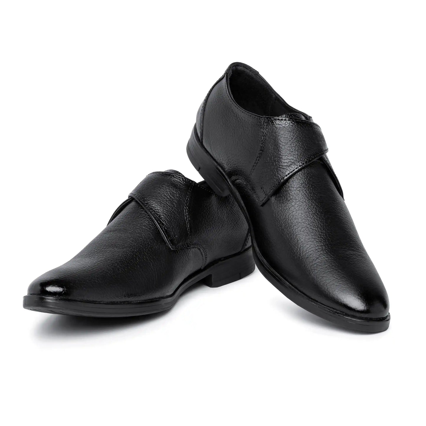Genuine Leather Monk Strap Shoes for Men