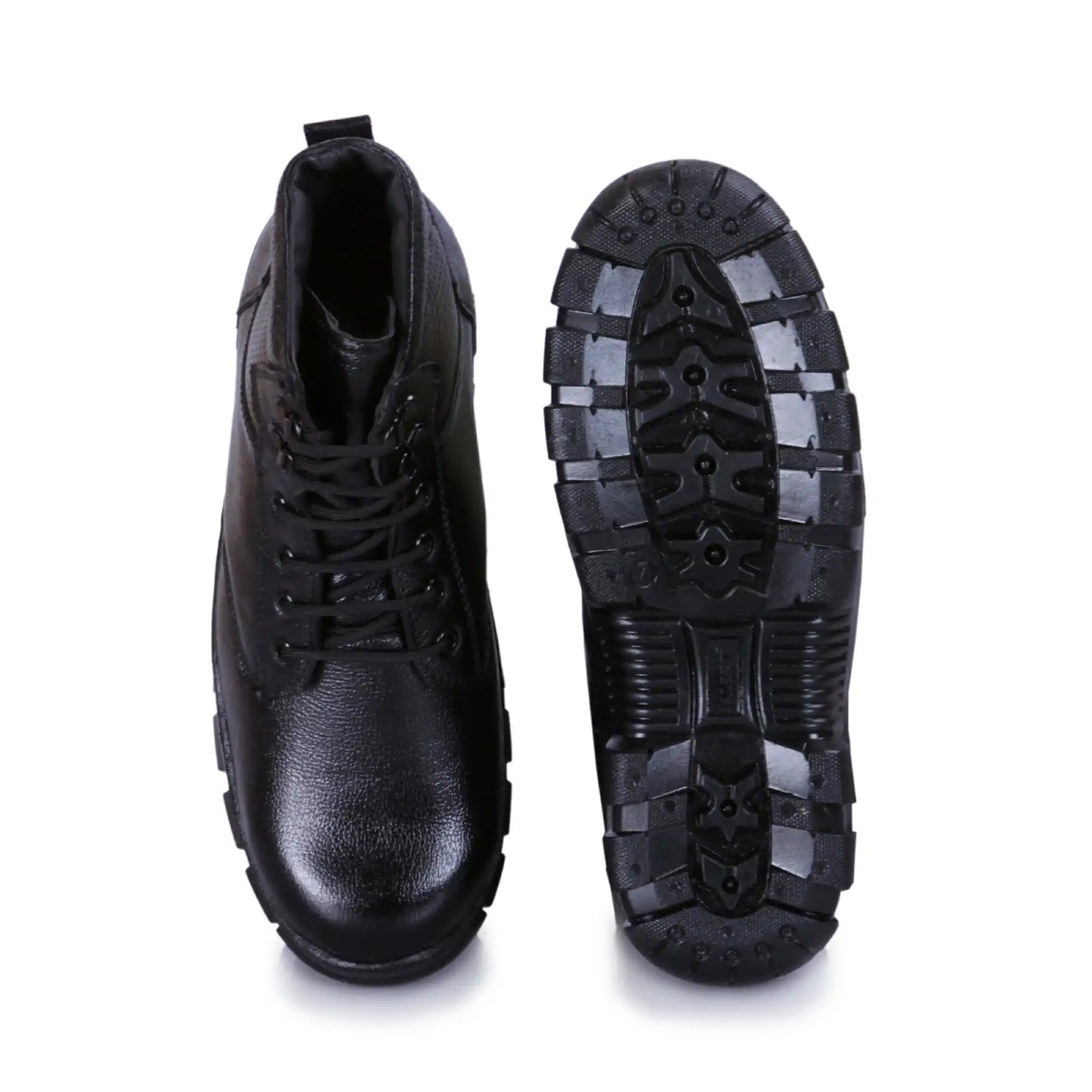 Pure Leather Safety Shoes Industrial Boots for Men