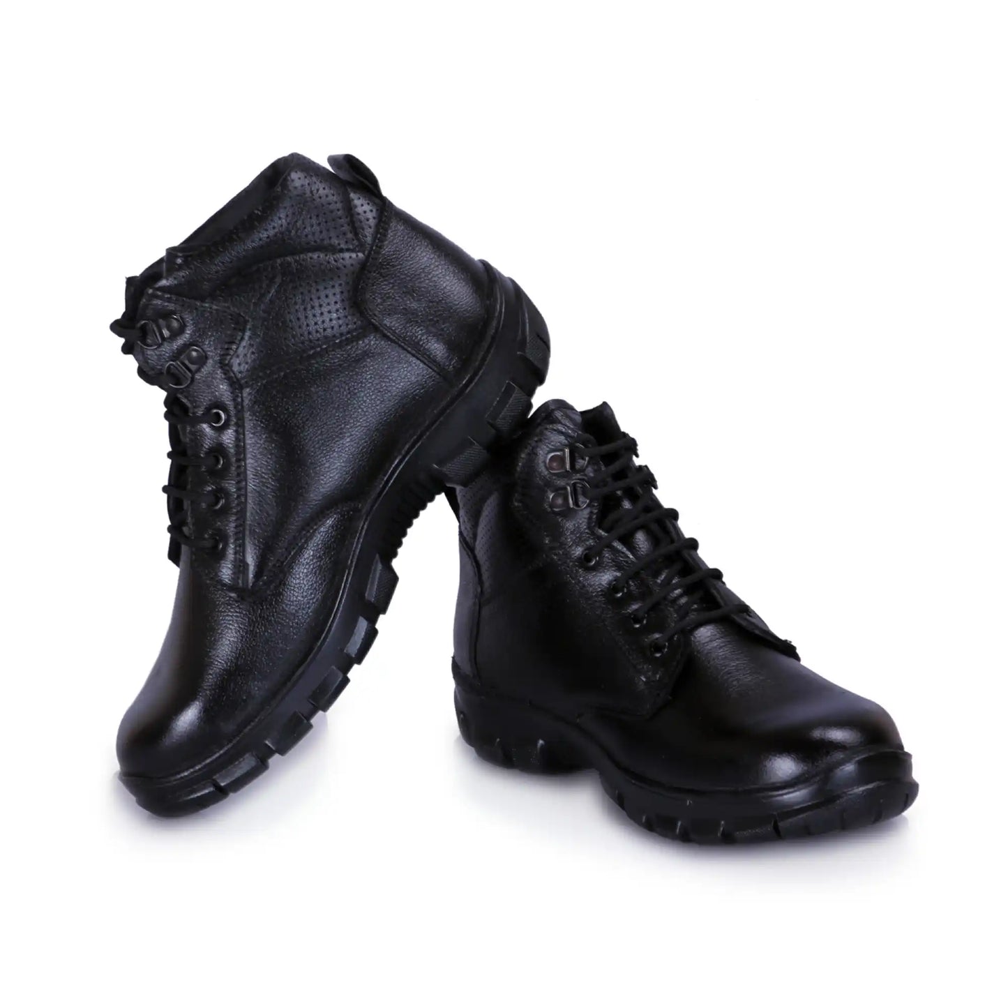 Pure Leather Safety Shoes Industrial Boots for Men