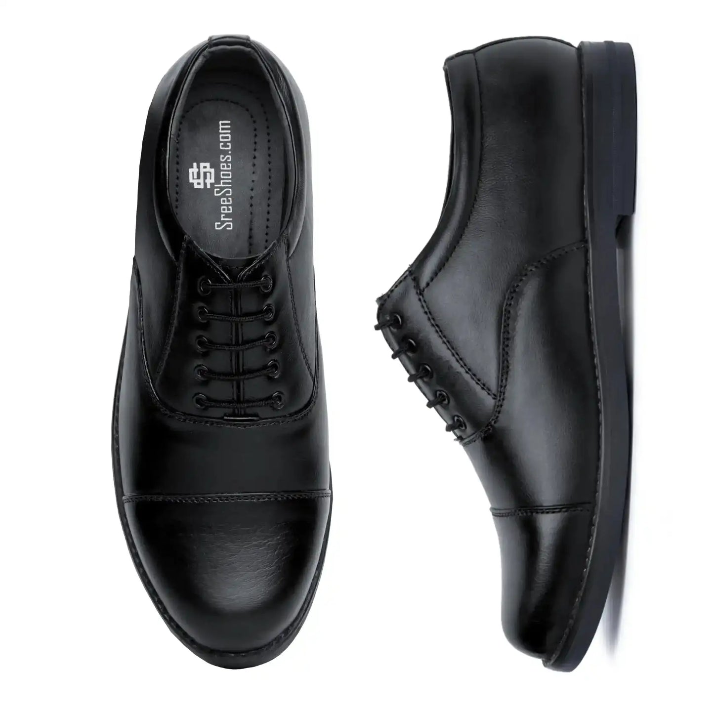 Genuine Leather Oxford Shoes Lace Up