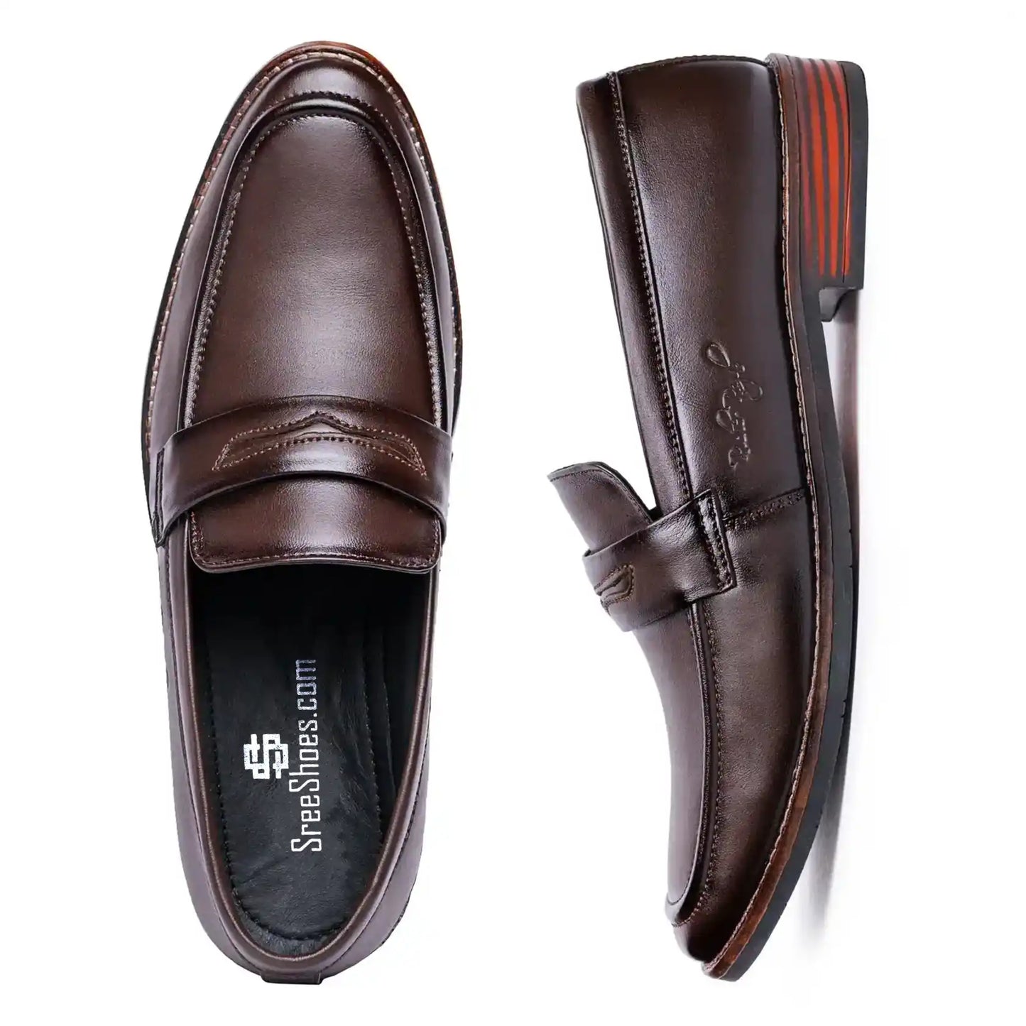 Men Pure Leather Loafers