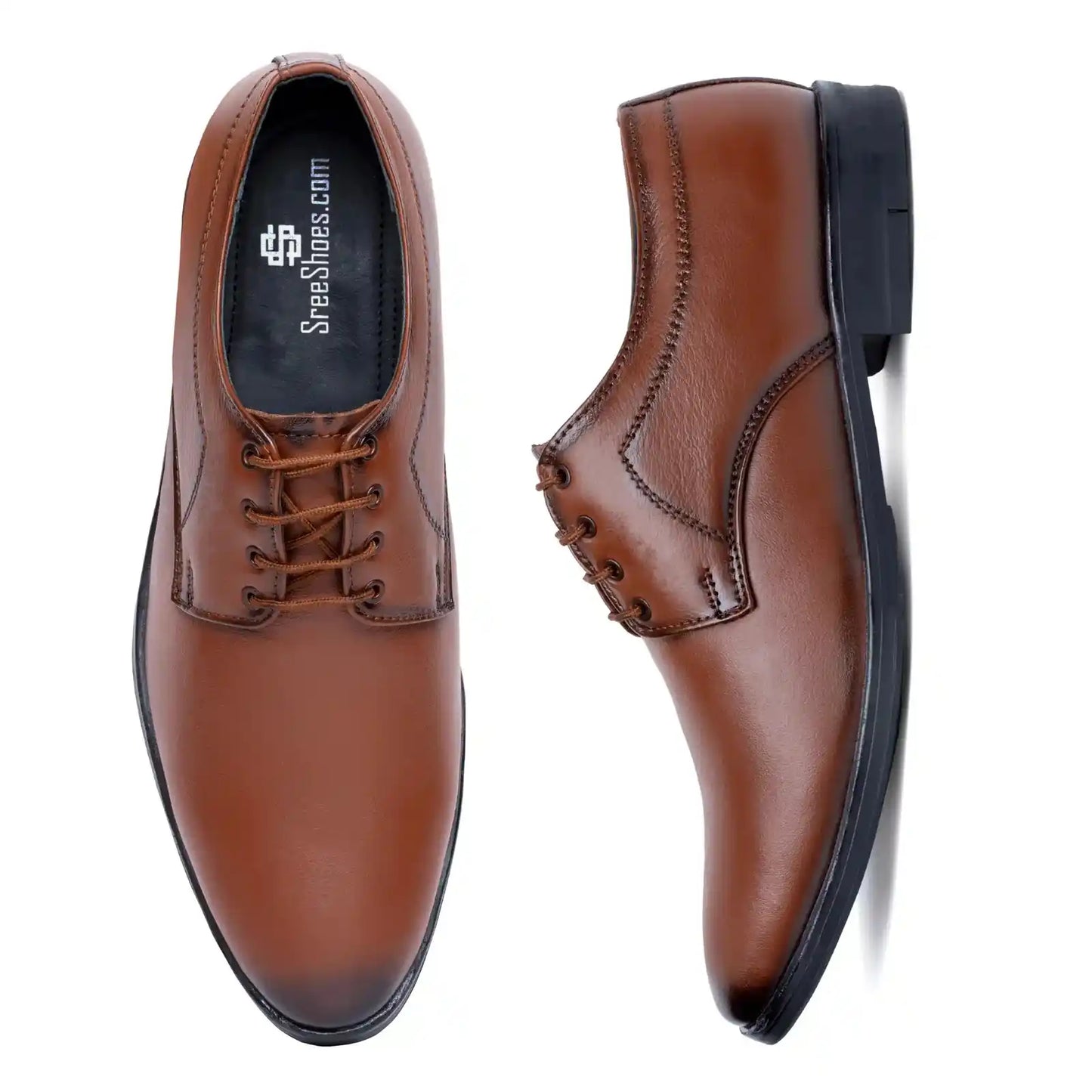 Lace Up Men Pure Leather Shoes