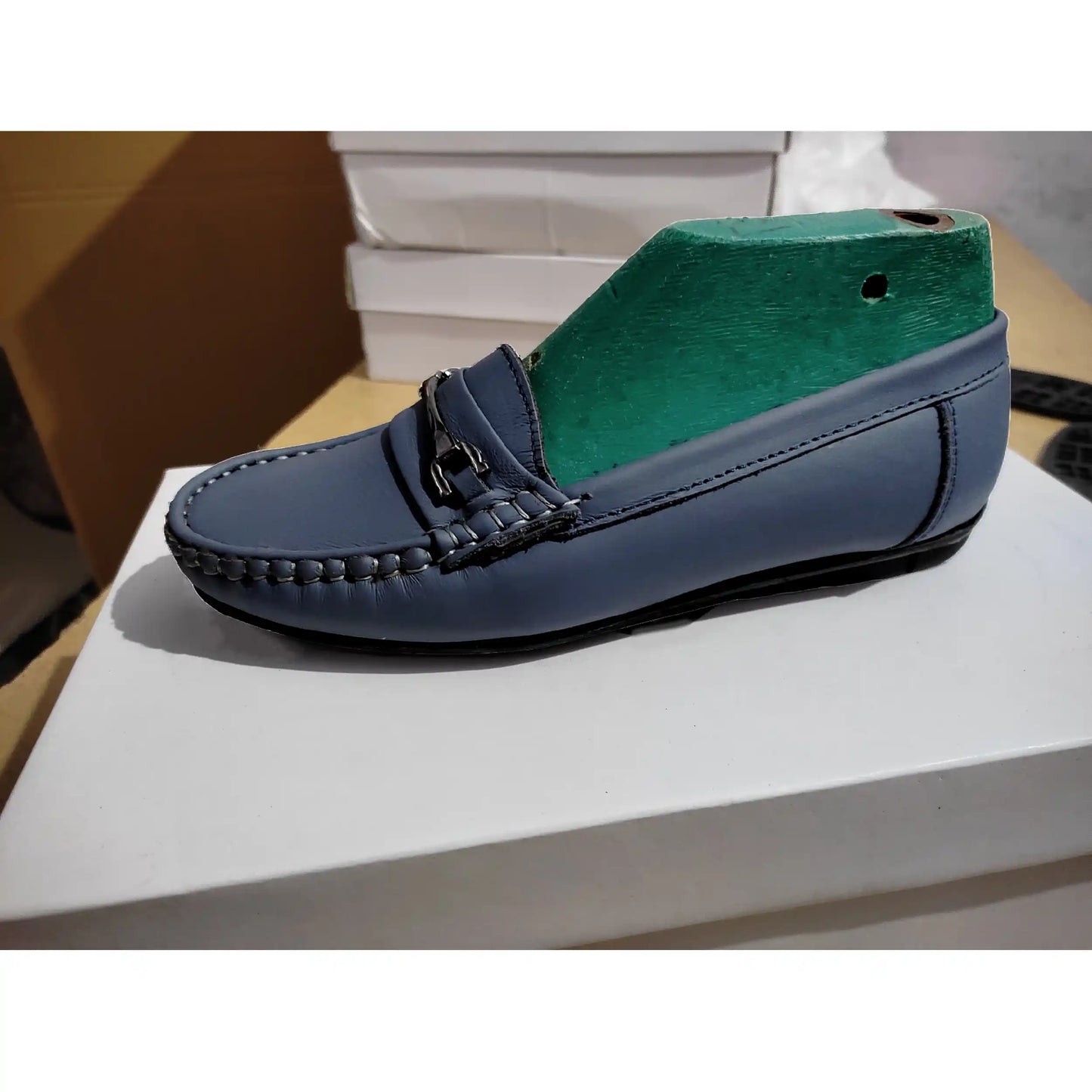 Moccasins for Ladies Pure Leather Loafers Women's Slip On Casual Girls Shoes