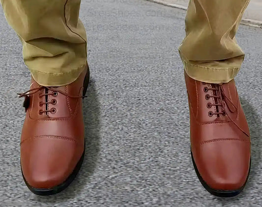 Police Shoes Pure Leather Lace Up