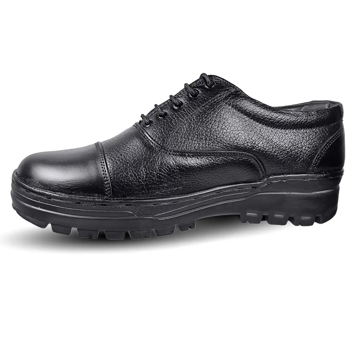 Police Dress Shoes Pure Leather Women's Oxford Lace Up