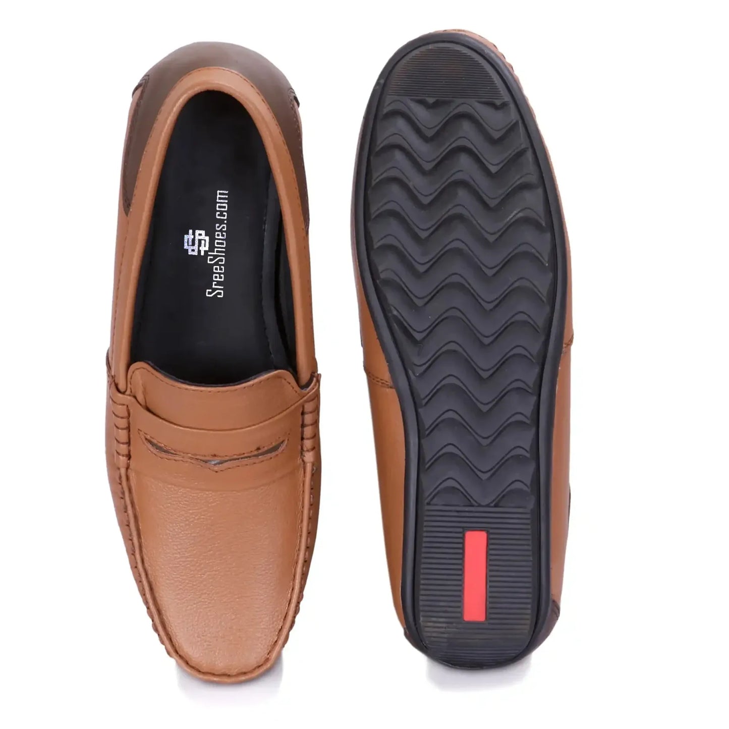 Genuine Leather Moccasin Loafers For Men