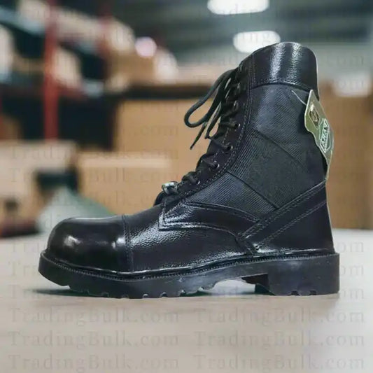 Military Tactical Boots Pure Leather Army Combat High Ankle Comfort Boots