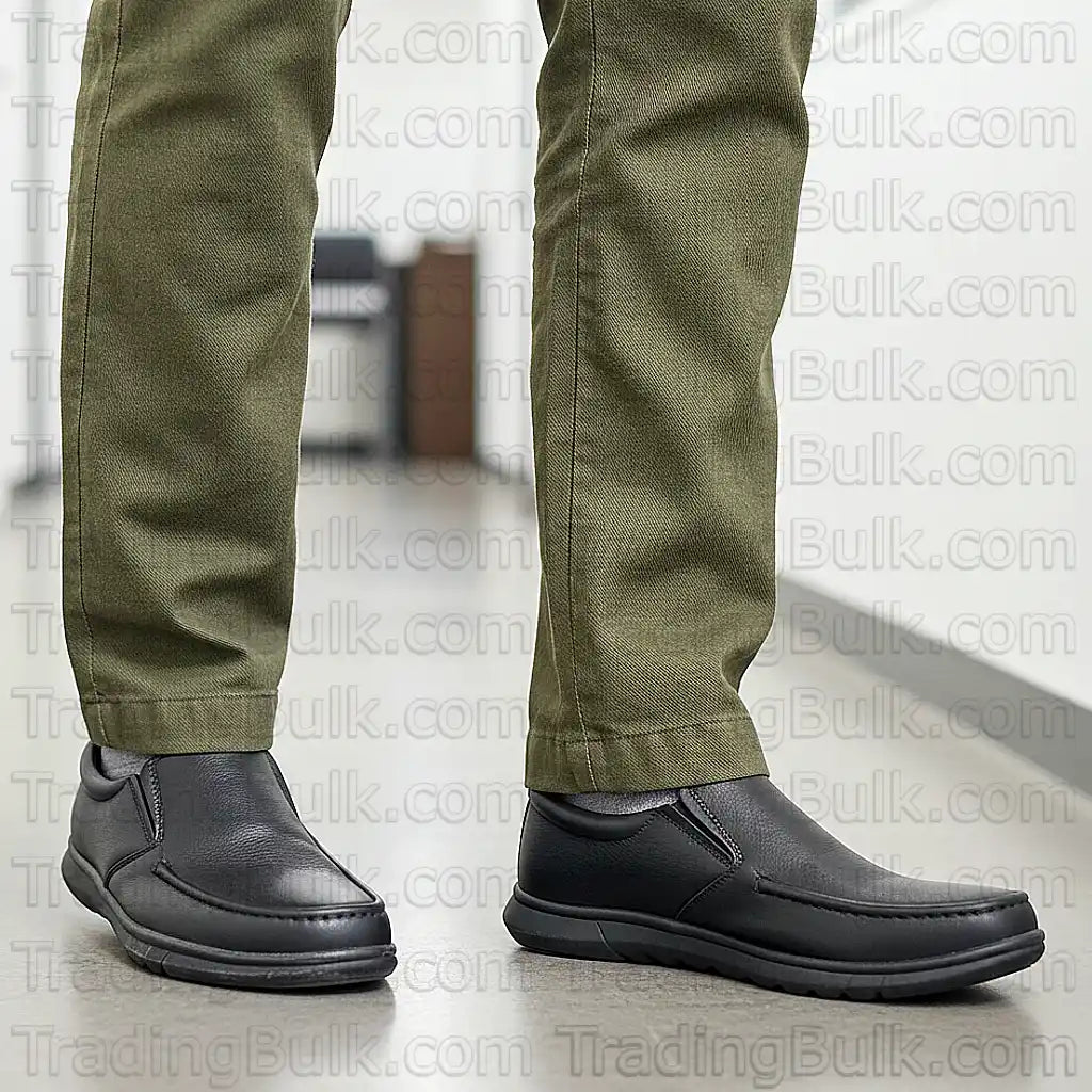Formal Loafers for Men Pure Leather Comfort Slip On Shoes