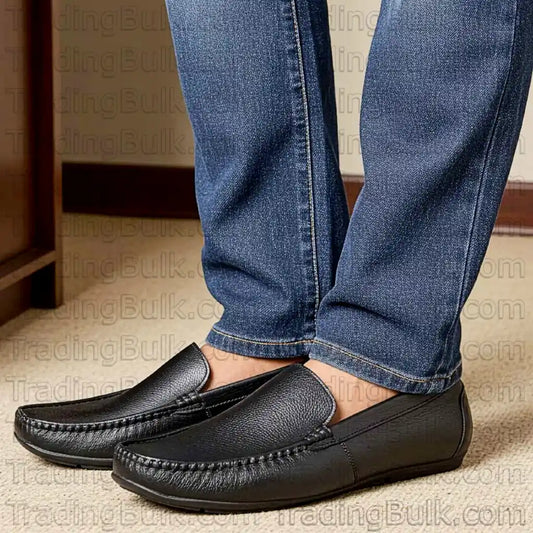 Genuine Leather Loafers for Men Slip On Shoes