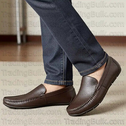 Moccasin Loafers for Men Pure Leather comfort Slip On Shoes