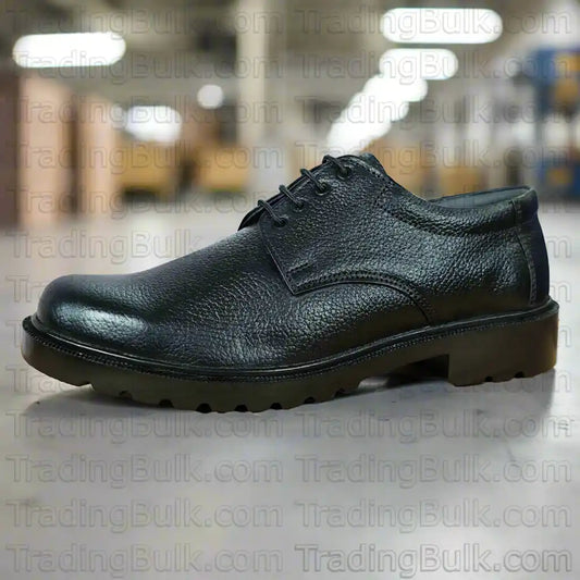 Derby Safety Shoes Pure Leather Industrial Safety Lace Up