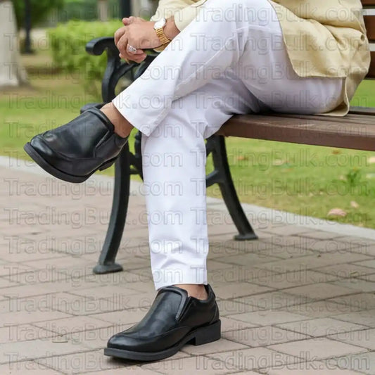 Loafer for Men Pure Leather Apron Toe Slip On Comfort Shoes