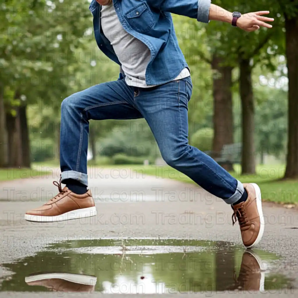 Mens Sneakers Pure Leather Casual Shoes DRIP 2.0