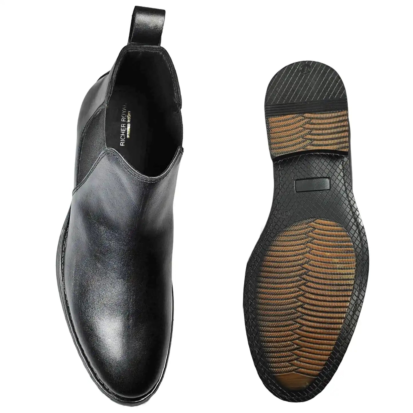 Pure Leather (Full Grain) Chelsea Boots for Men