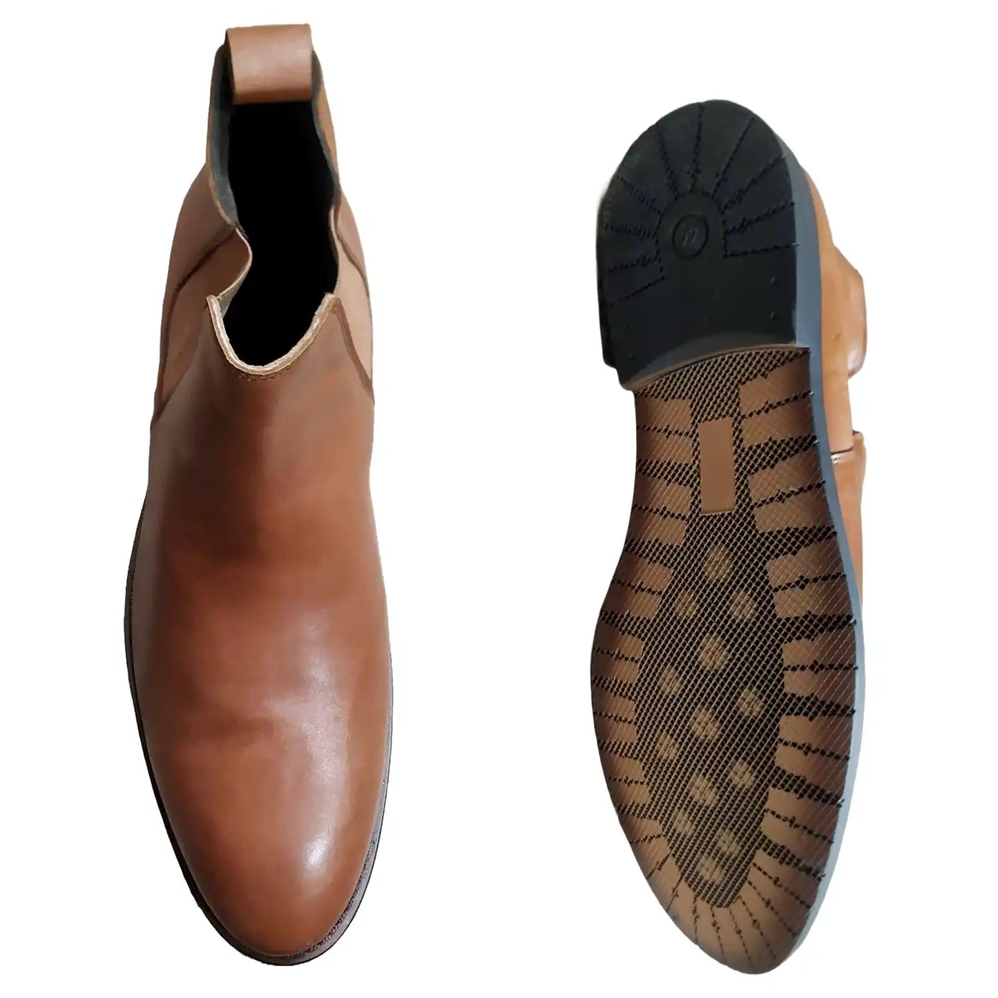 Pure Leather (Full Grain) Chelsea Boots for Men